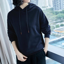 Load image into Gallery viewer, Plus velvet Basic Hoodies For Women Leisure Female winter Solid Colour Casual SweatshirtHip Pop Tops
