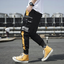 Load image into Gallery viewer, Men's Multi Pockets Cargo Harem Pants Hip Hop Casual Male Track Pants Joggers Trousers Fashion Harajuku Men Pants
