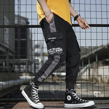 Load image into Gallery viewer, Men's Multi Pockets Cargo Harem Pants Hip Hop Casual Male Track Pants Joggers Trousers Fashion Harajuku Men Pants
