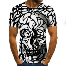 Load image into Gallery viewer, Cool clown men's T-shirt funny clown face tops 3D printed fashion short-sleeved round neck shirt trendy streetwear
