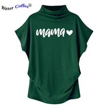 Load image into Gallery viewer, NEW Hararuku Mama T-shirt Femme Vogue Women Short Batwing Sleeve Ulzzang Printed Mom Life
