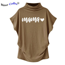 Load image into Gallery viewer, NEW Hararuku Mama T-shirt Femme Vogue Women Short Batwing Sleeve Ulzzang Printed Mom Life
