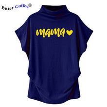 Load image into Gallery viewer, NEW Hararuku Mama T-shirt Femme Vogue Women Short Batwing Sleeve Ulzzang Printed Mom Life
