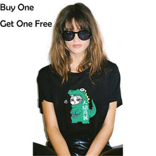 Load image into Gallery viewer, t shirt kawaii cartoon t-shirt woman t shirts vintage tshirt clothes women kpop vintage anime tee printed vogue top
