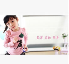 Load image into Gallery viewer, Top New Children's T-shirt Baby Girls Clothing Soft Long Sleeve Tops Spring Autumn 100% Cotton Bow Cartoon Kid's Shirt
