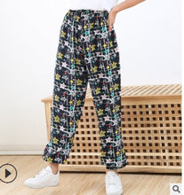 Load image into Gallery viewer, trousers for Girls Leggings Cotton trousers Kids cartoon Sandy beach pants Baby girls Clothes Children's long Trousers
