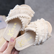 Load image into Gallery viewer, Summer Slippers Tassels Flats Shoes for Kids Girl Casual Slip-on Shoes Children Size 21-30 Girl Slipper
