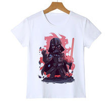 Load image into Gallery viewer, Summer Kid's t shirt Casual Star Wars Boys/Girls/Baby T-Shirt Darth Face Print T Shirt Tees Hip Hop Top Clothing Z34-2
