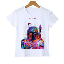 Load image into Gallery viewer, Summer Kid's t shirt Casual Star Wars Boys/Girls/Baby T-Shirt Darth Face Print T Shirt Tees Hip Hop Top Clothing Z34-2
