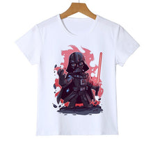 Load image into Gallery viewer, Summer Kid's t shirt Casual Star Wars Boys/Girls/Baby T-Shirt Darth Face Print T Shirt Tees Hip Hop Top Clothing Z34-2
